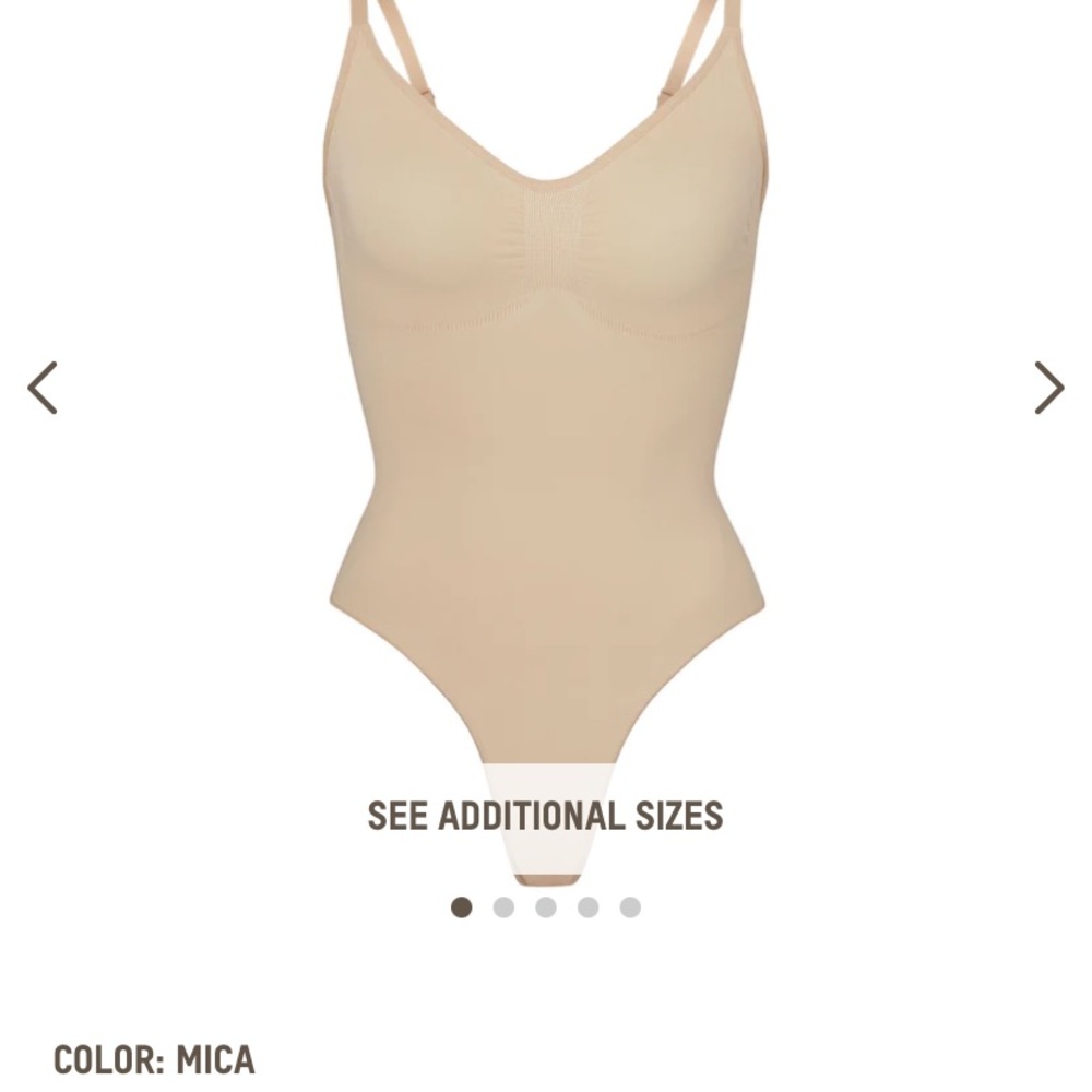Skims seamless sculpting thong bodysuit